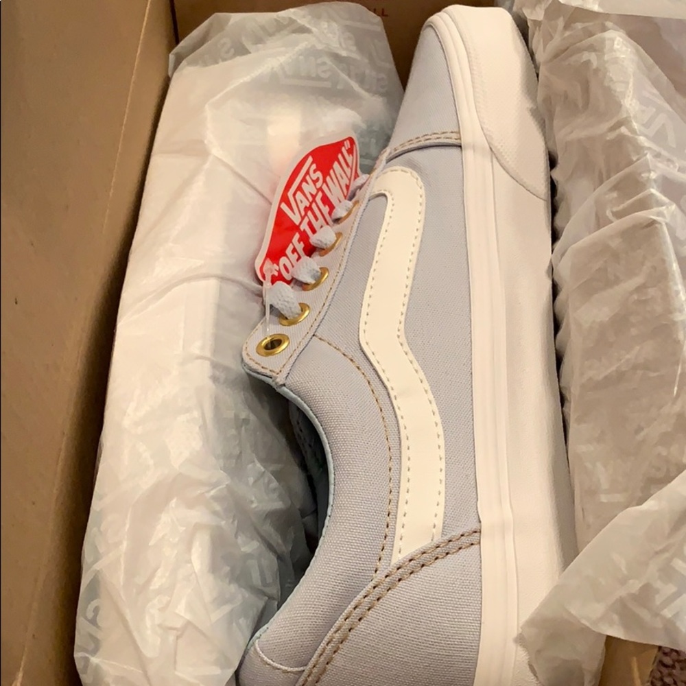 Baby blue Vans